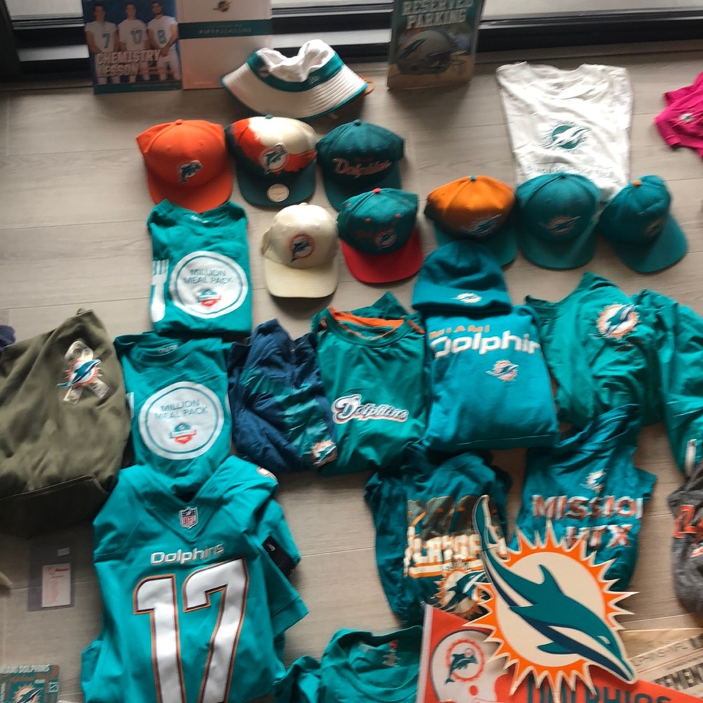 Dolphins gear Lot
